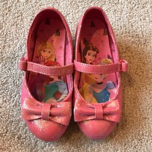 Disney Princess size 10 glitter pink shoes.